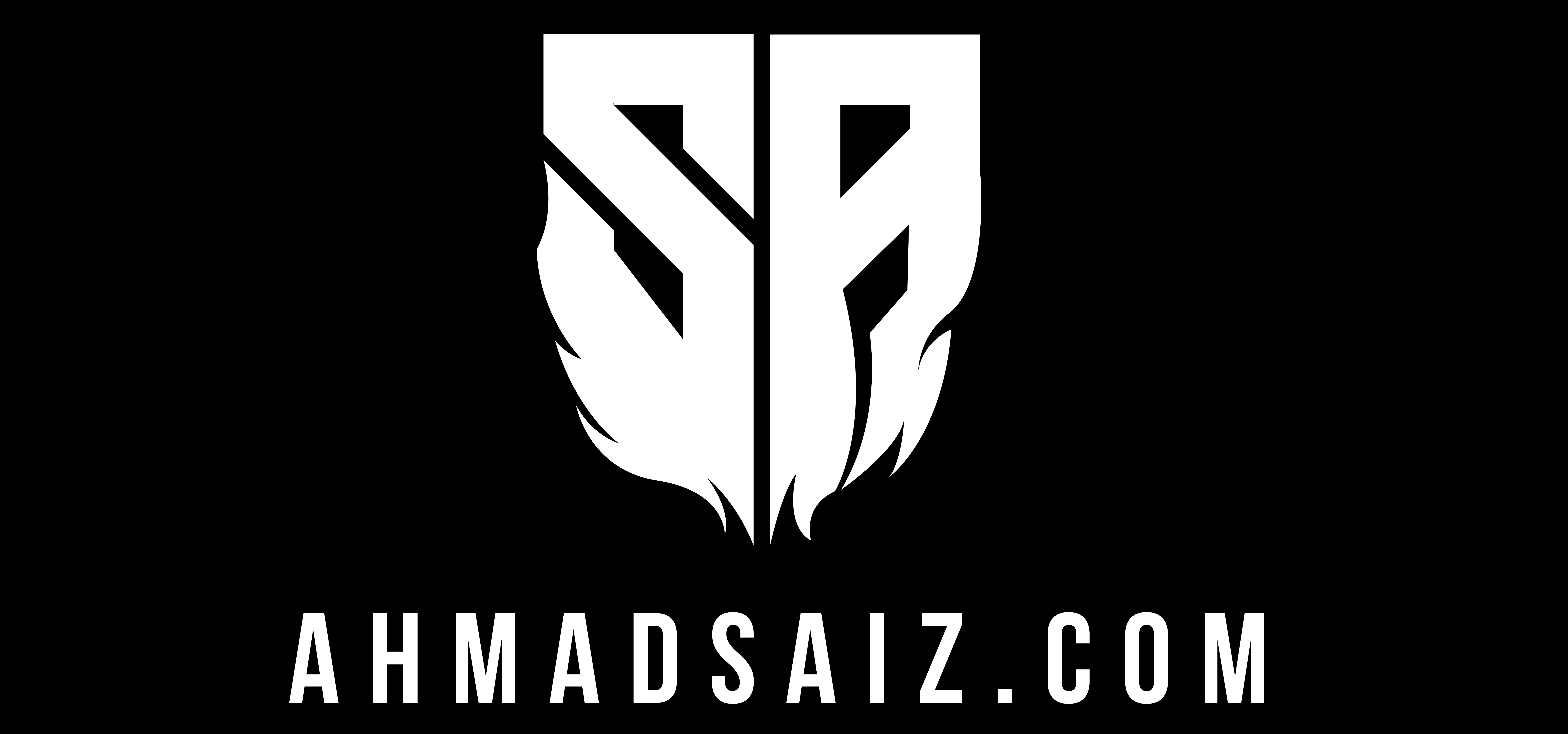 AhmadSaiz Black Logo
